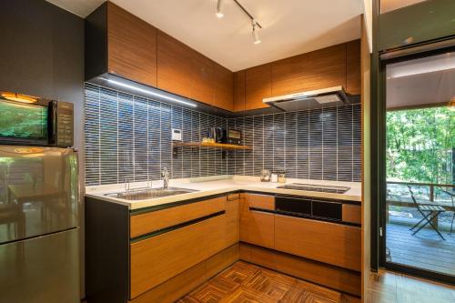 Kuchyň nebo kuchyňský kout v ubytování morinoyadori Tokian Maruyama - Vacation STAY 41373v