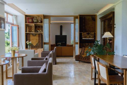 Posezení v ubytování SIDDHI INN