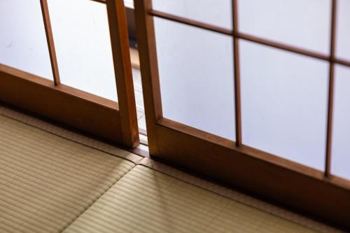 a close up of a window in a room at mion - Vacation STAY 52998v in Hota