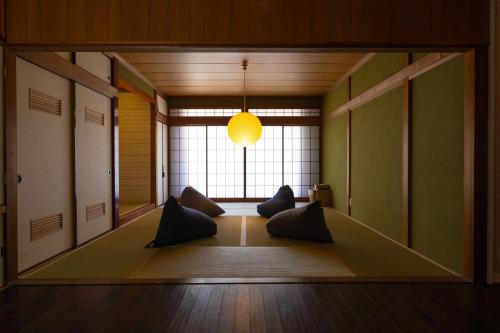 a view of a room with a large window at mion - Vacation STAY 52998v in Hota