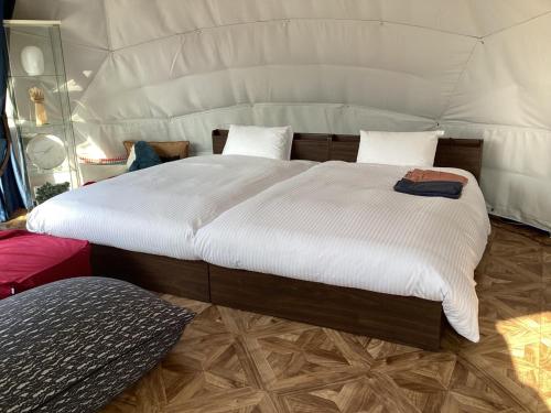 Giường trong phòng chung tại Halo KYOTO no UMI | Hello Kyoto no UMI - Vacation STAY 17451v
