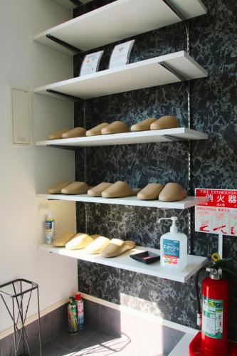 a bunch of shelves with some bread on them at Building A - Vacation STAY 72722v in Kikuchi
