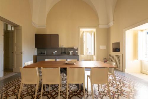 Kuchyň nebo kuchyňský kout v ubytování Appartamento Royale - Palazzo Villani Lubelli