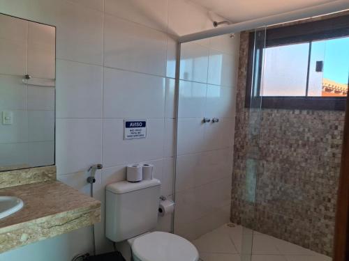 Bilik mandi di Guest House Orquídea