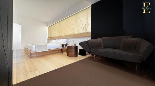 Cama o camas de una habitación en Eufonia