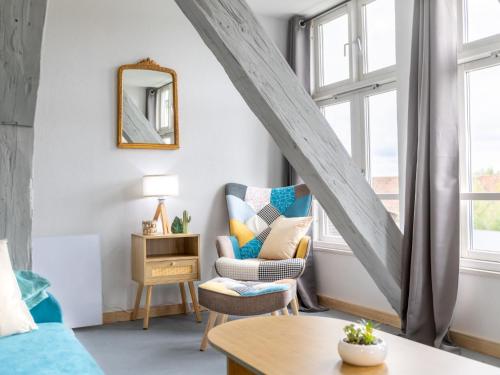 Χώρος καθιστικού στο Apartment King George III by Interhome