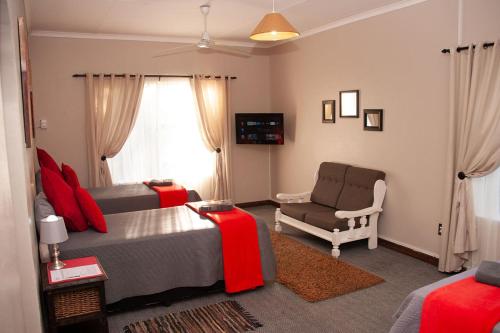 Μια τηλεόραση ή/και κέντρο ψυχαγωγίας στο Cairos Guest House