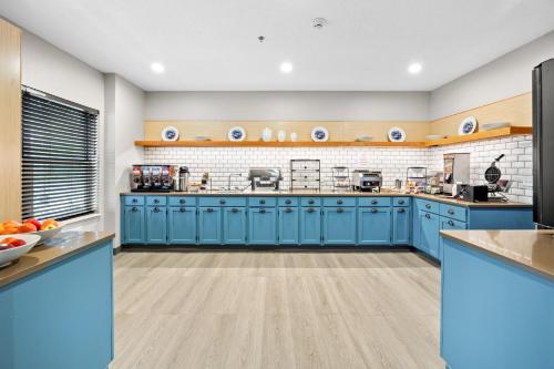 Dapur atau dapur kecil di Independence Stay Hotel & Suites