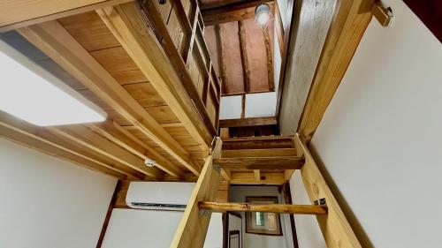 Μία ή περισσότερες κουκέτες σε δωμάτιο στο Hanok Saehamano in Jeonju
