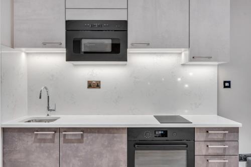 Köök või kööginurk majutusasutuses Cleveland Residences Farringdon