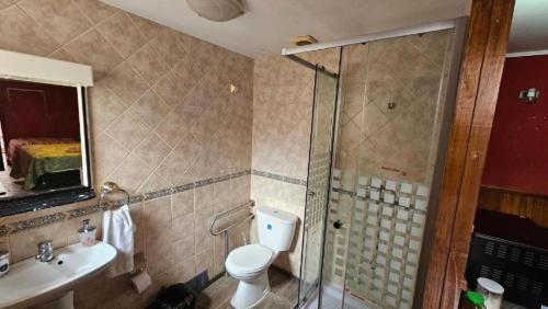 Koupelna v ubytování HOSTAL QUINTAMAR 6 Norte 985
