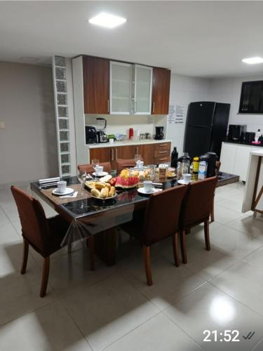 Dapur atau dapur kecil di Praia & Conforto