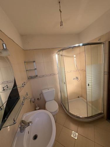 Bilik mandi di Apartament Zani