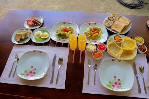 Jídlo v prázdninového domu nebo okolí