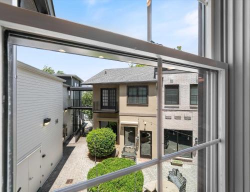 a view from a window of a house at Carters Court Serene Suite in Franklin