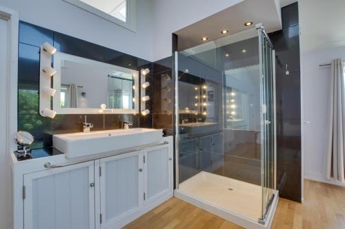 Vannituba majutusasutuses Lower Trenarthan