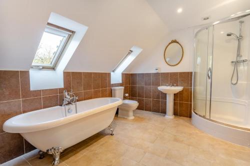 Bilik mandi di The Welsh Chateau