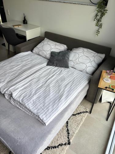 Ένα ή περισσότερα κρεβάτια σε δωμάτιο στο Apartment Bellalegna