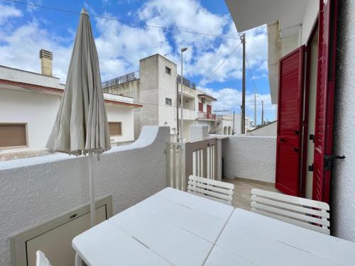 Balkón nebo terasa v ubytování Casa Corallo - Fronte spiaggia indipendente