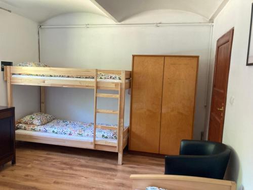 Katil atau katil-katil dalam bilik di Las Vioska Art Accommodation