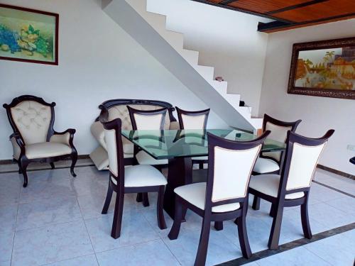 Posezení v ubytování Cabaña Campestre Rancho Alegre
