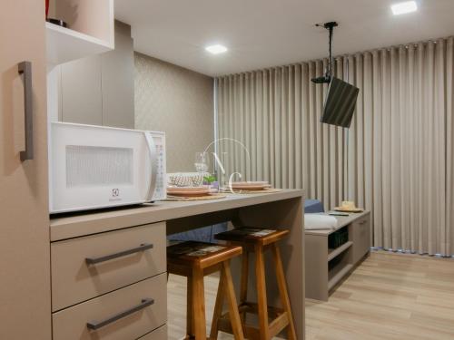 Dapur atau dapur kecil di RioDowntown Hub by RNC Flats