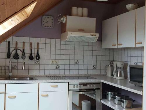 Η κουζίνα ή μικρή κουζίνα στο Holiday apartment in Kall with swimming pool