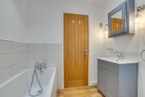 Koupelna v ubytování Seacroft