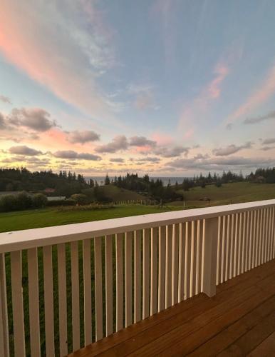 a view from the deck of a house at The Ridge in Burnt Pine
