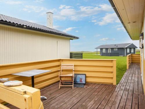 Μπαλκόνι ή βεράντα στο 5 person holiday home in Lemvig-By Traum