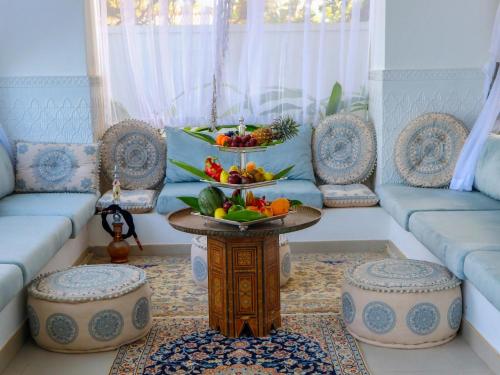 Χώρος καθιστικού στο Agandau House