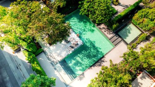 O grădină în afara Siamese Residence Sukhumvit 87 Bangkok