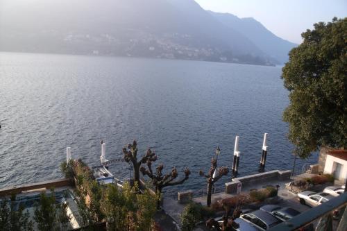 a view of a large body of water at Hotel Orso Bruno in Carate Urio
