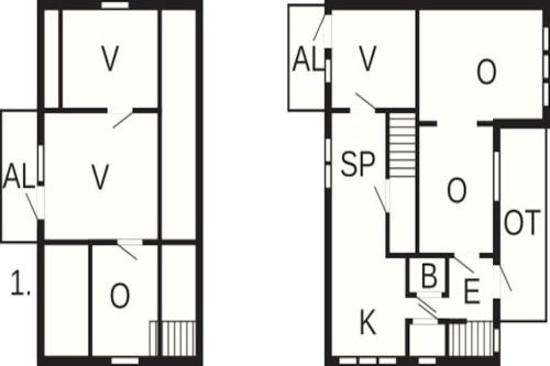 Plantegning af 6 person holiday home in ULLARED