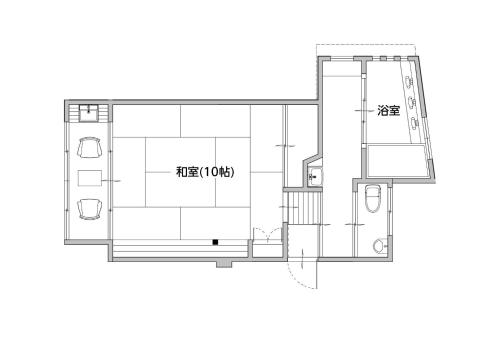 a floor plan of a small house at Fukunosumika - Vacation STAY 80596v in Nanto
