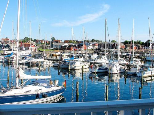 a bunch of boats are docked in a marina at 6 person holiday home in Bagenkop in Bagenkop