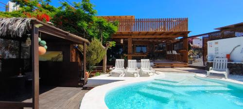 Swimmingpoolen hos eller tæt på Finca Lucía - Las Buganvillas