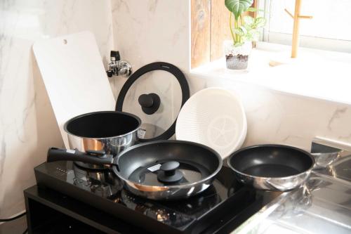 Cucina o angolo cottura di Dream Lodge Yokosuka Chuo - Vacation STAY 18291