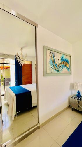 Postel nebo postele na pokoji v ubytování Hotel Magdalena Campestre