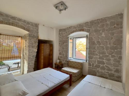 Postel nebo postele na pokoji v ubytování 20 м од плаже - Стевова Гајба