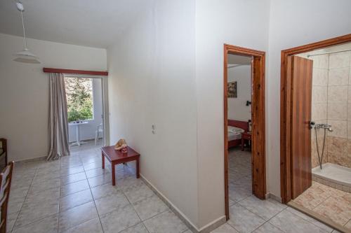 Koupelna v ubytování Ammoudi Hotel