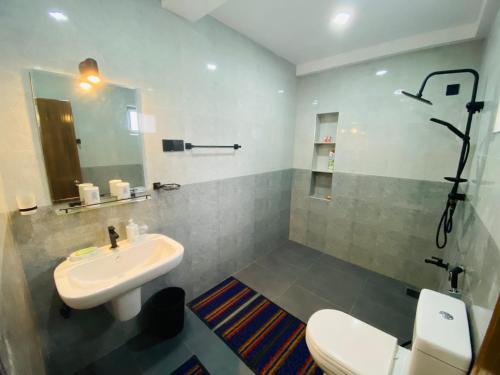 Koupelna v ubytování RR Home Stay
