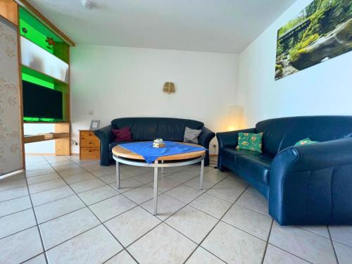 Χώρος καθιστικού στο Ferienwohnung ehemaligen Schäferhof