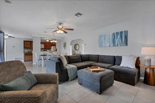 a living room with a couch and chairs and a table at GRH14276 - Charlotte Harbor Area - 3 Bed 2 Baths Villa in Punta Gorda Isles