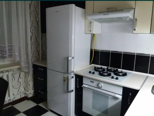 Køkken eller tekøkken på Квартира