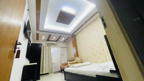TV a/nebo společenská místnost v ubytování Hotel 71 INN