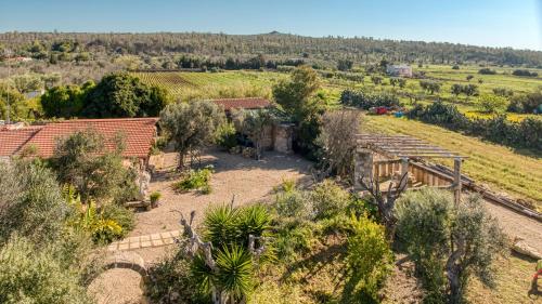 an aerial view of a garden with trees at Guest House Fontanelle in Ugento