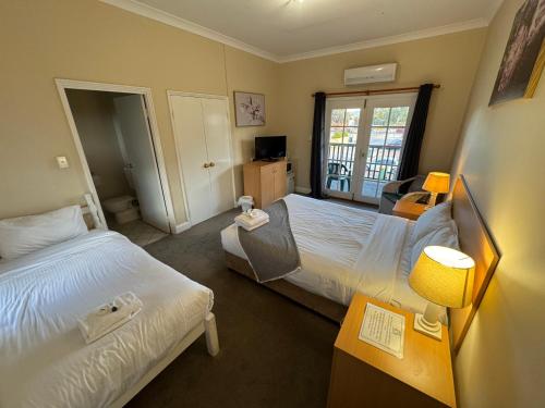 Katil atau katil-katil dalam bilik di Settlers House York