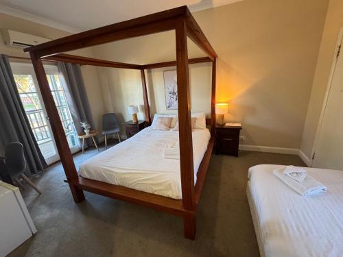 Katil atau katil-katil dalam bilik di Settlers House York