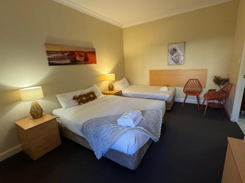 Katil atau katil-katil dalam bilik di Settlers House York
